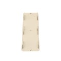 LMT 2" x 6" (1.750" x 5.738" ID) Internal Ribbed Rail Vinyl End Cap for Vinyl Fence Rails (Almond) - 1170B-ALMOND (EndCaps)