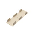 LMT 2" x 6" (1.750" x 5.738" ID) Internal Ribbed Rail Vinyl End Cap for Vinyl Fence Rails (Almond) - 1170B-ALMOND (EndCaps)