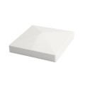 LMT 1171W 6 1/2" x 6 1/2" Horse Vinyl Post Cap (Long Lip) - White