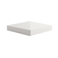 LMT 1171W 6 1/2" x 6 1/2" Horse Vinyl Post Cap (Long Lip) - White