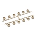 LMT Standard Bracket Kit Strip of 12 Vinyl Fence Plastic Hole Plugs (Almond) - 1181-ALMOND (GeneralUse)