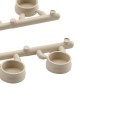 LMT Standard Bracket Kit Strip of 12 Vinyl Fence Plastic Hole Plugs (Almond) - 1181-ALMOND (GeneralUse)