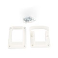 LMT 1182-WHITE Vinyl T-Rail Handrail Bracket Kit For Vinyl Railing - White