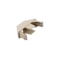 LMT 7/8" x 3" Self-Locking Dog Ear Vinyl Picket Cap for Vinyl Fence Posts (Almond) - 1206-SL-NA