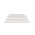 LMT 6" Sq. Federation Two-Piece Vinyl Post Skirt for Vinyl Fence Posts (White) - 1224-WHITE