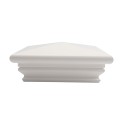 LMT 1225W 6" x 6" Federation Vinyl Post Cap - White