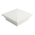 LMT 1225W 6" x 6" Federation Vinyl Post Cap - White