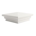 LMT 1225W 6" x 6" Federation Vinyl Post Cap - White