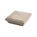 LMT 1233KK 4" x 4" Nantucket Vinyl Post Cap - Khaki