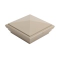 LMT 1233KK 4" x 4" Nantucket Vinyl Post Cap - Khaki