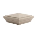 LMT 1233KK 4" x 4" Nantucket Vinyl Post Cap - Khaki