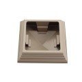 LMT 1233KK 4" x 4" Nantucket Vinyl Post Cap - Khaki