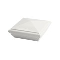 LMT 1233W 4" x 4" Nantucket Vinyl Post Cap - White 