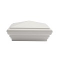 LMT 1233W 4" x 4" Nantucket Vinyl Post Cap - White 