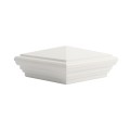 LMT 1233W 4" x 4" Nantucket Vinyl Post Cap - White 