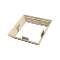 LMT 5" Sq. One-Piece Nantucket Vinyl Post Skirt for Vinyl Fence Posts (Khaki) - 1235-KHAKI