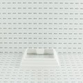 LMT 5" Sq. One-Piece Nantucket Vinyl Post Skirt for Vinyl Fence Posts (White) - 1235-WHITE