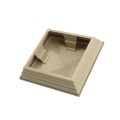 LMT 1236NA 5" x 5" Nantucket Vinyl Post Cap - Almond