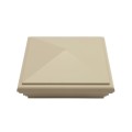 LMT 1236NA 5" x 5" Nantucket Vinyl Post Cap - Almond