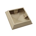 LMT 1236NA 5" x 5" Nantucket Vinyl Post Cap - Almond
