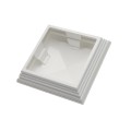 LMT 1236W 5" x 5" Nantucket Vinyl Post Cap - White (PostCaps)