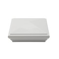 LMT 1236W 5" x 5" Nantucket Vinyl Post Cap - White (PostCaps)