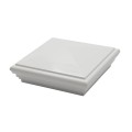 LMT 1236W 5" x 5" Nantucket Vinyl Post Cap - White (PostCaps)