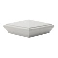 LMT 1236W 5" x 5" Nantucket Vinyl Post Cap - White (PostCaps)