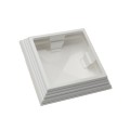 LMT 1236W 5" x 5" Nantucket Vinyl Post Cap - White (PostCaps)