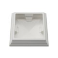 LMT 1236W 5" x 5" Nantucket Vinyl Post Cap - White (PostCaps)