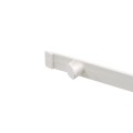LMT 2" Vinyl Rail Clip For Connecting to Vinyl Fence Posts (White) - 1242
