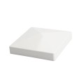 LMT 1247W 6" x 6" Horse Fence Vinyl Post Cap (Long Lip) - White (PostCaps)