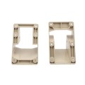 LMT 1277-ALMOND T-Rail Stair Handrail Vinyl Bracket Kit For Vinyl Railing - Almond