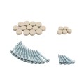 LMT 1277-ALMOND T-Rail Stair Handrail Vinyl Bracket Kit For Vinyl Railing - Almond