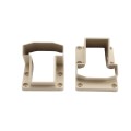LMT 1277-ALMOND T-Rail Stair Handrail Vinyl Bracket Kit For Vinyl Railing - Almond