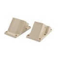 LMT 1277-ALMOND T-Rail Stair Handrail Vinyl Bracket Kit For Vinyl Railing - Almond
