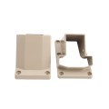 LMT 1277-KHAKI T-Rail Stair Handrail Vinyl Bracket Kit For Vinyl Railing - Khaki