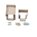 LMT 1277-KHAKI T-Rail Stair Handrail Vinyl Bracket Kit For Vinyl Railing - Khaki
