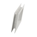 LMT 1296-WHITE Diamond Window Decorative Insert - White (GeneralUse)