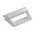 LMT 1296-WHITE Diamond Window Decorative Insert - White (GeneralUse)