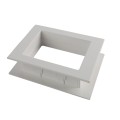 LMT 1296-WHITE Diamond Window Decorative Insert - White (GeneralUse)
