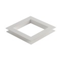 LMT 1296-WHITE Diamond Window Decorative Insert - White (GeneralUse)
