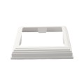 LMT 6" Sq. One-Piece New England Vinyl Post Skirt for Vinyl Fence Posts (White) - 1301-White