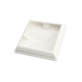 LMT 1304W 6 1/2" x 6 1/2" New England Vinyl Post Cap - White