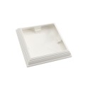 LMT 1304W 6 1/2" x 6 1/2" New England Vinyl Post Cap - White