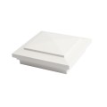 LMT 1329W 5" x 5" Hampton Vinyl Post Cap - White