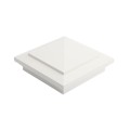LMT 1329W 5" x 5" Hampton Vinyl Post Cap - White