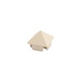 LMT 1 1/2" x 1 1/2" (1.390" x 1.390" ID) Sharp Vinyl Picket Cap for Vinyl Fence Posts (Beige) - 1341-BEIGE