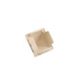 LMT 1 1/2" x 1 1/2" (1.390" x 1.390" ID) Sharp Vinyl Picket Cap for Vinyl Fence Posts (Beige) - 1341-BEIGE