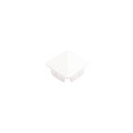 LMT 1 1/2" x 1 1/2" (1.390" x 1.390" ID) Sharp Vinyl Picket Cap for Vinyl Fence Posts (White) - 1341-WHITE